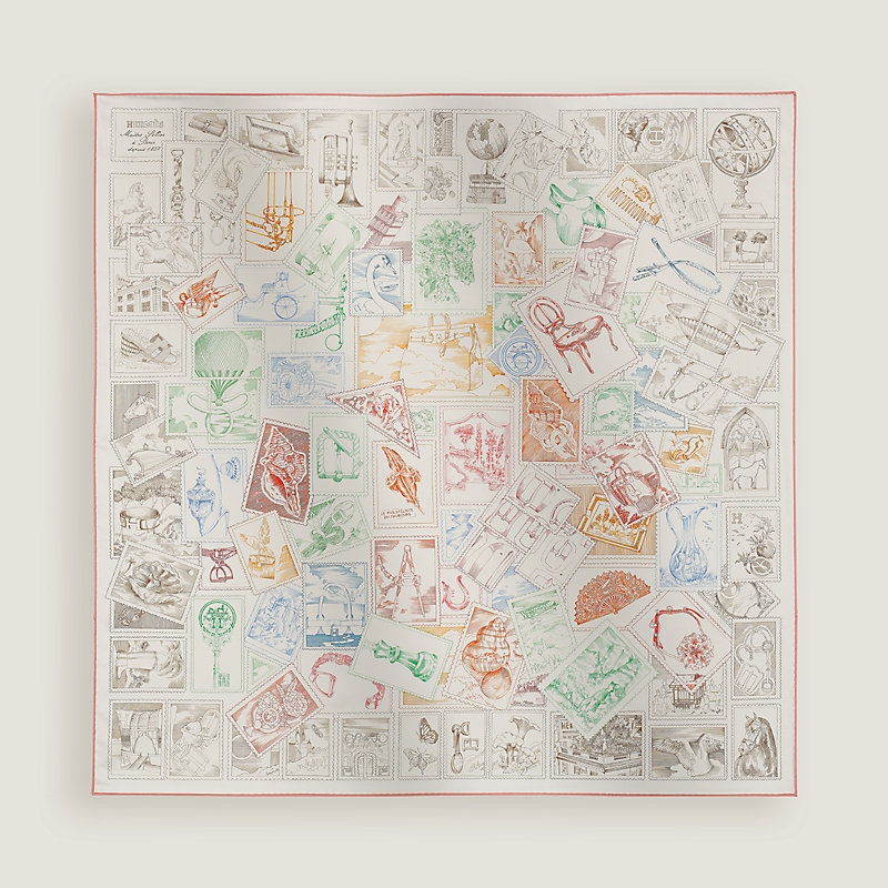 Le Philateliste du Faubourg scarf 90 | Hermès USA